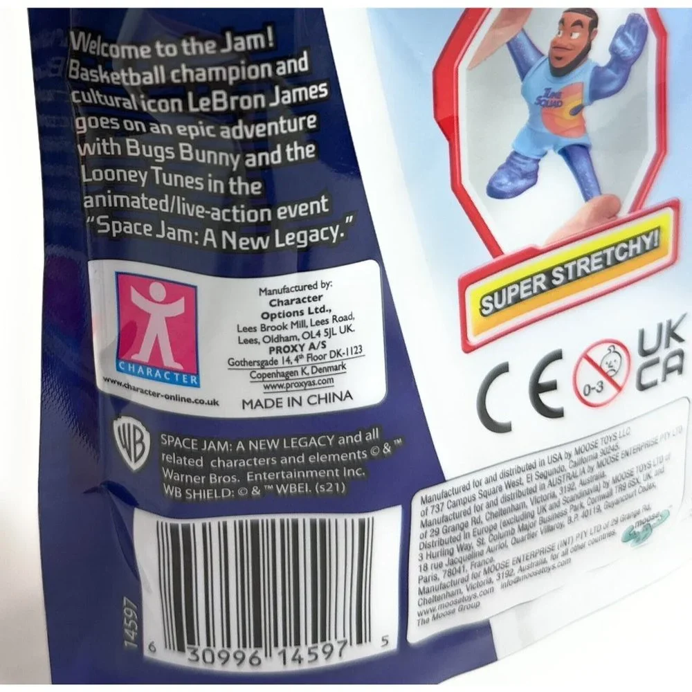 Heroes of Goo Jit Zu Space Jam A New Legacy Lebron James Stretch Toy Figure - Picture 7 of 8